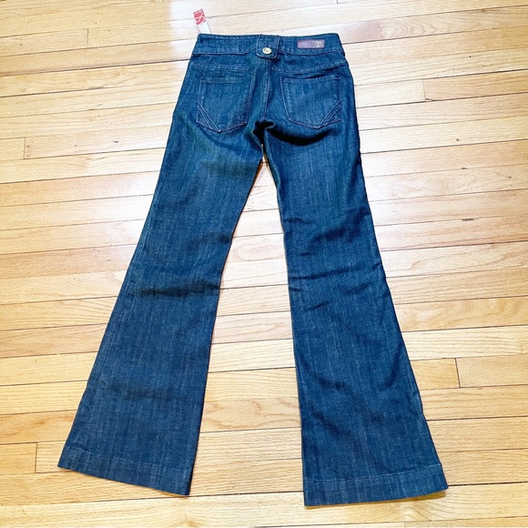 Vintage Y2K Yaso Womens Flare Leg Jeans Size 26 Inseam 32” Dark Wash NEW W TAGS - Picture 15 of 15